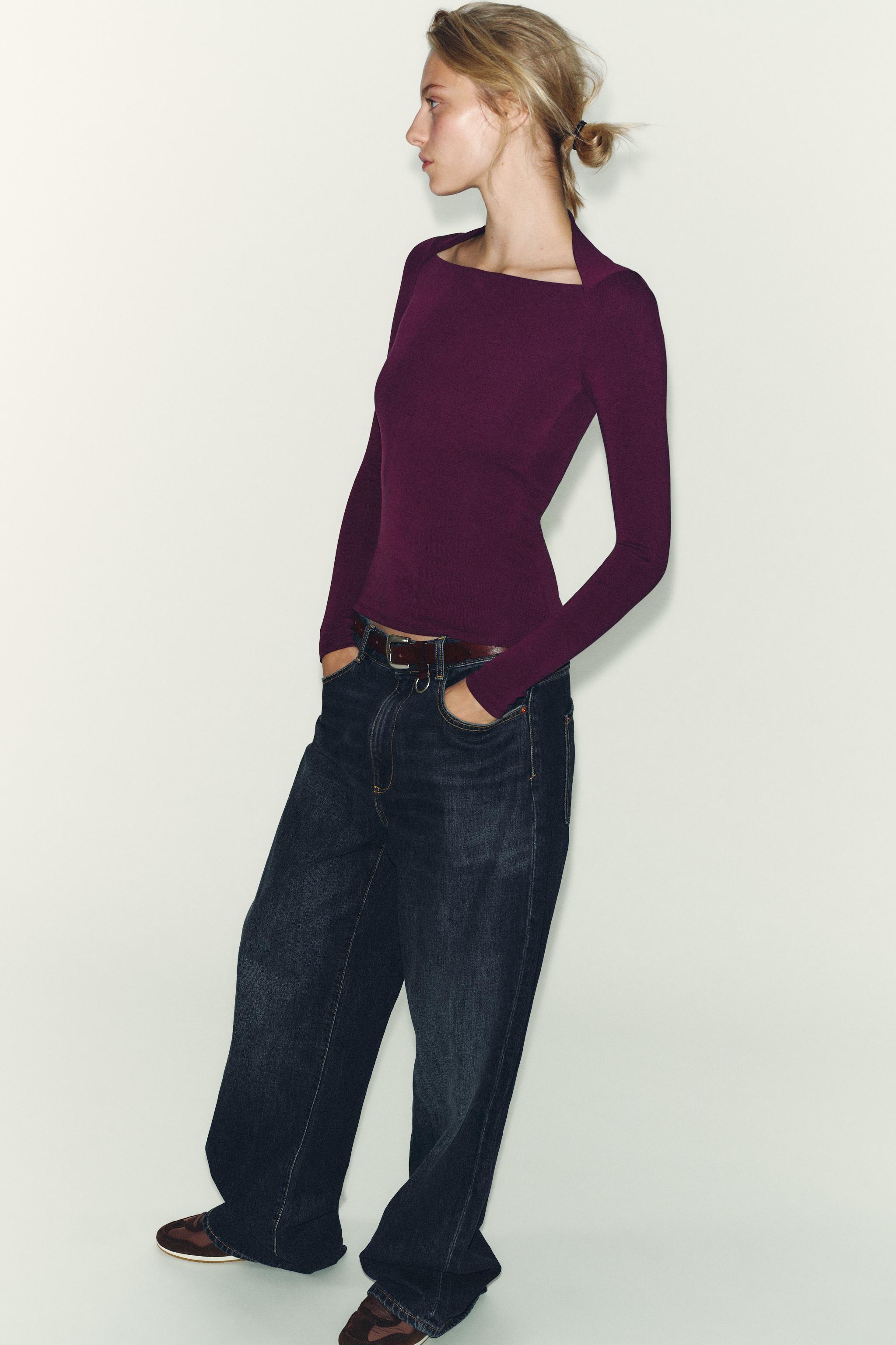 RIB LONG SLEEVE T-SHIRT